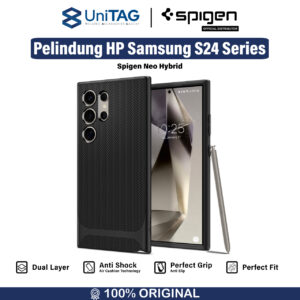 Case Samsung Galaxy S24 Ultra Plus Spigen Neo Hybrid Slim Cover Casing