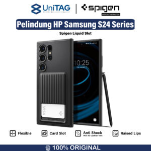 Case Samsung Galaxy S24 Ultra Spigen Liquid Slot Card Holder Softcase