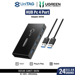 Adapter HUB PC 4 Port USB UGREEN Sharing Switch Box USB 2.0 / 3.0