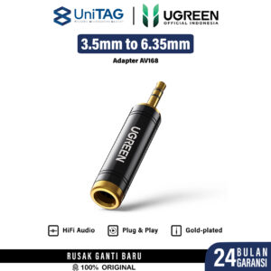 Adapter Jack Audio Aux UGREEN 3.5mm Male to 6.35mm Female Converter
