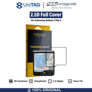 Tempered Glass Samsung Galaxy Z Flip 5 Octagoods Clear 2.5D Full Cover