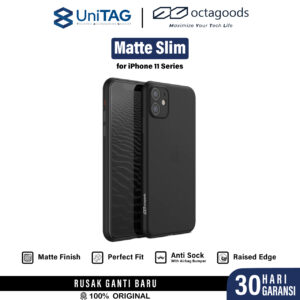 Case iPhone 11 Pro Max Octagoods Matte Slim Camera Cover Hard Casing