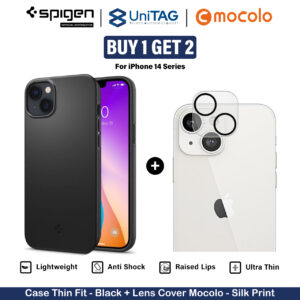 Case iPhone 14 Pro Max Plus Spigen Thin Fit Slim Hybrid Matte Casing