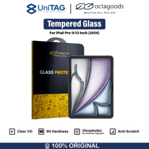 Tempered Glass for iPad Pro 11" inch/13" inch M4 2024 Octagoods Paperlike Anti Gores Clear Matte