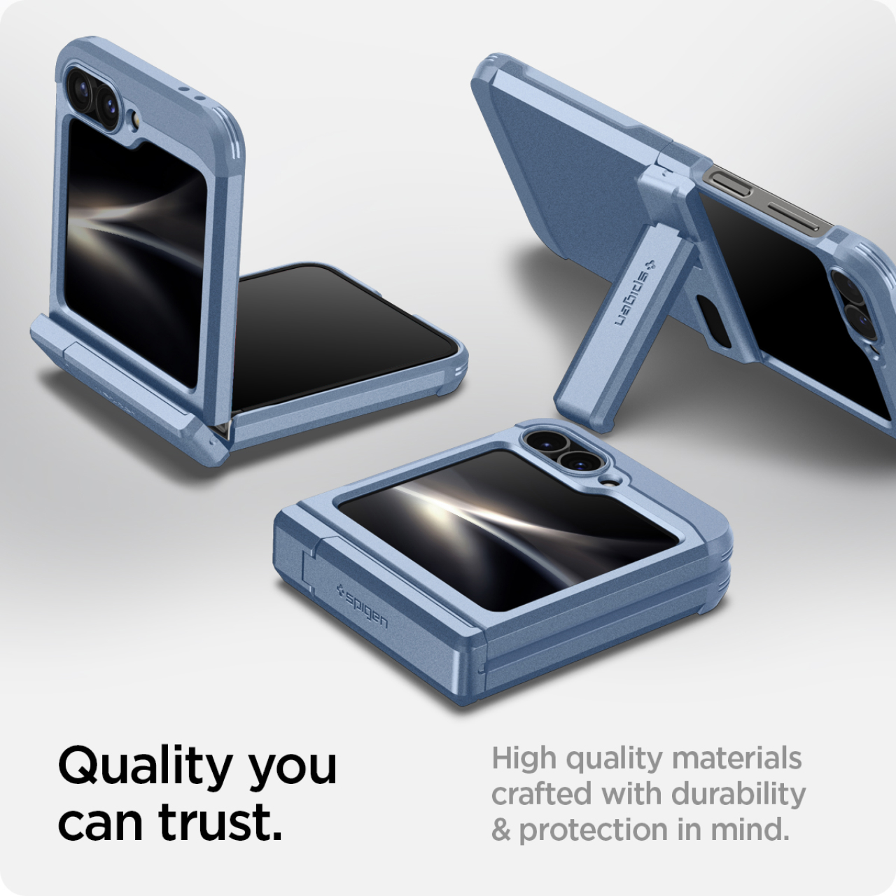 Case Samsung Galaxy Z Flip 6 Spigen Tough Armor Pro Matte Cover Casing - Gambar 3