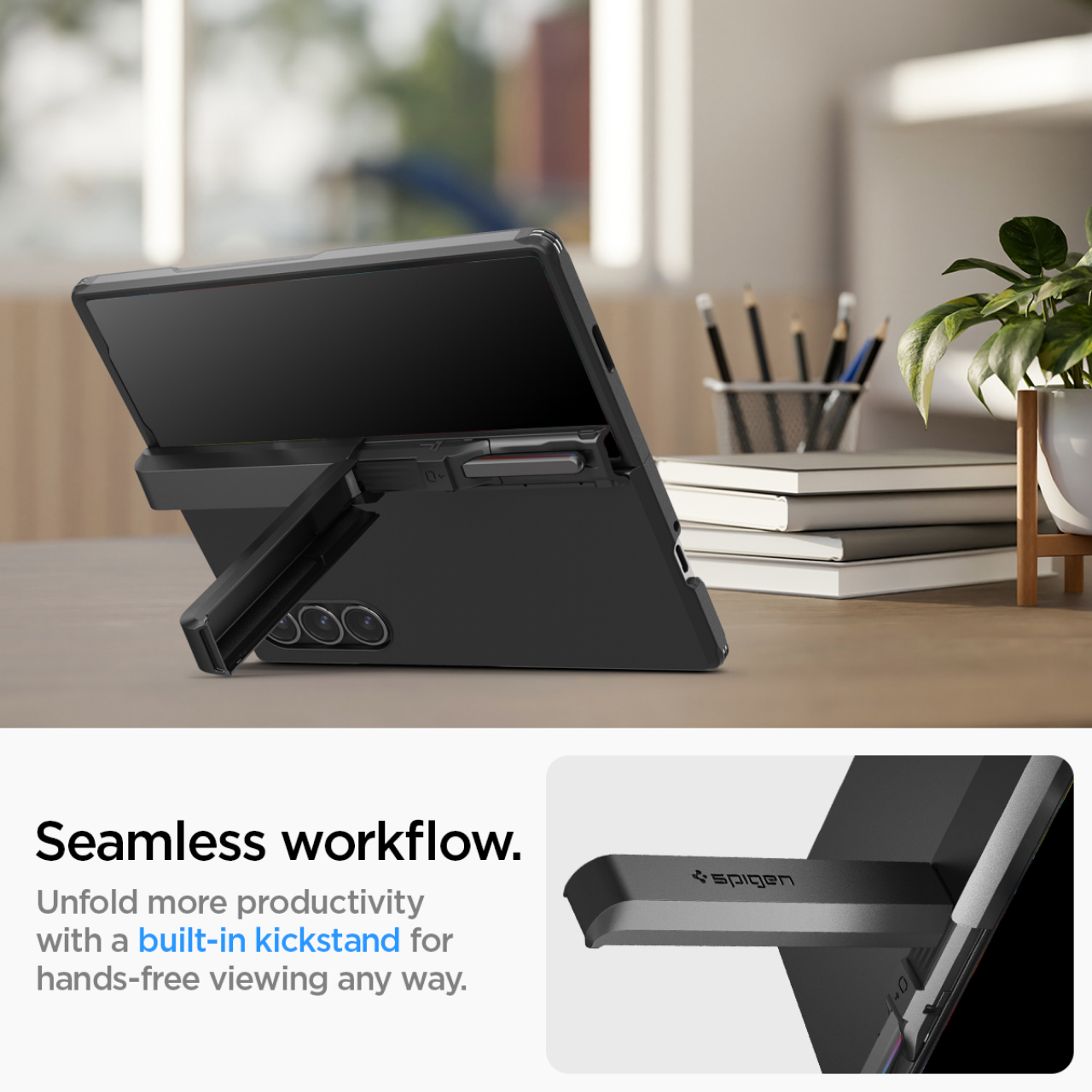 Case Pelindung HP for Samsung Galaxy Z Fold 6 Spigen Tough Armor Pro Shockproof Casing - Gambar 2