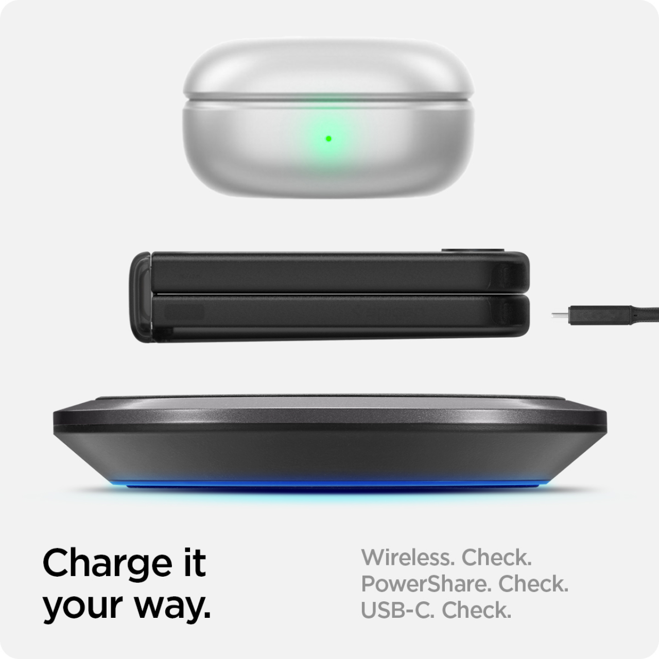 Case Samsung Galaxy Z Flip 6 Spigen Slim Armor Pro Anti Shock Casing - Gambar 2