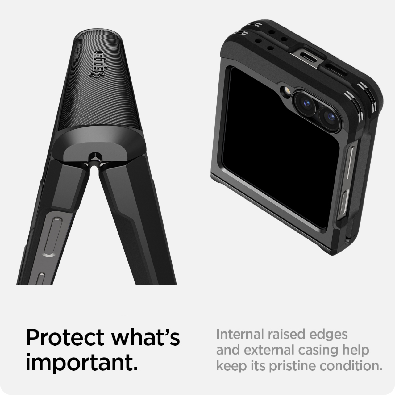 Case Samsung Galaxy Z Flip 6 Spigen Slim Armor Pro Anti Shock Casing - Gambar 3