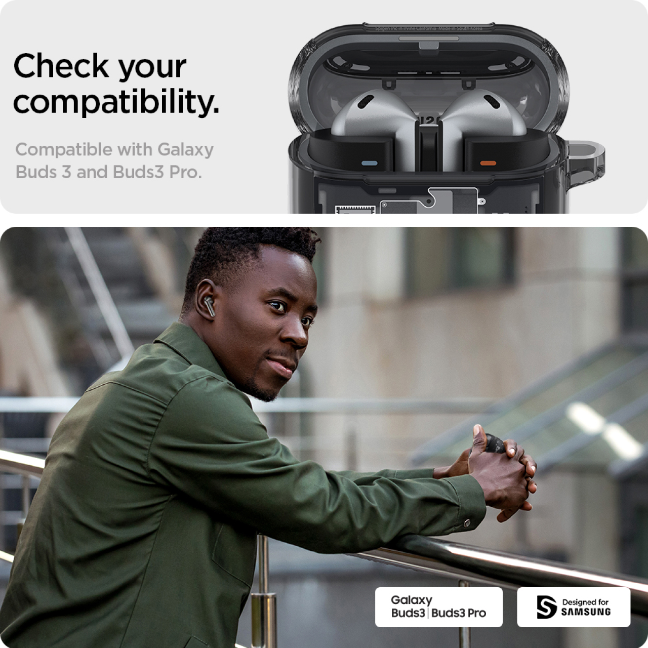 Case Samsung Galaxy Buds 3/3 Pro Spigen Ultra Hybrid Zero One Slim Hardcase Clear Cover Casing - Gambar 6