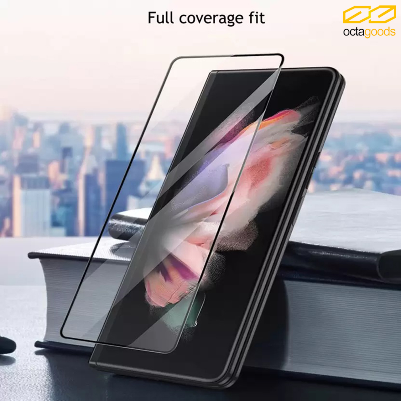Tempered Glass Samsung Galaxy Z Fold 6 Octagoods Clear Privacy Anti Spy Anti Gores 9H - Gambar 2