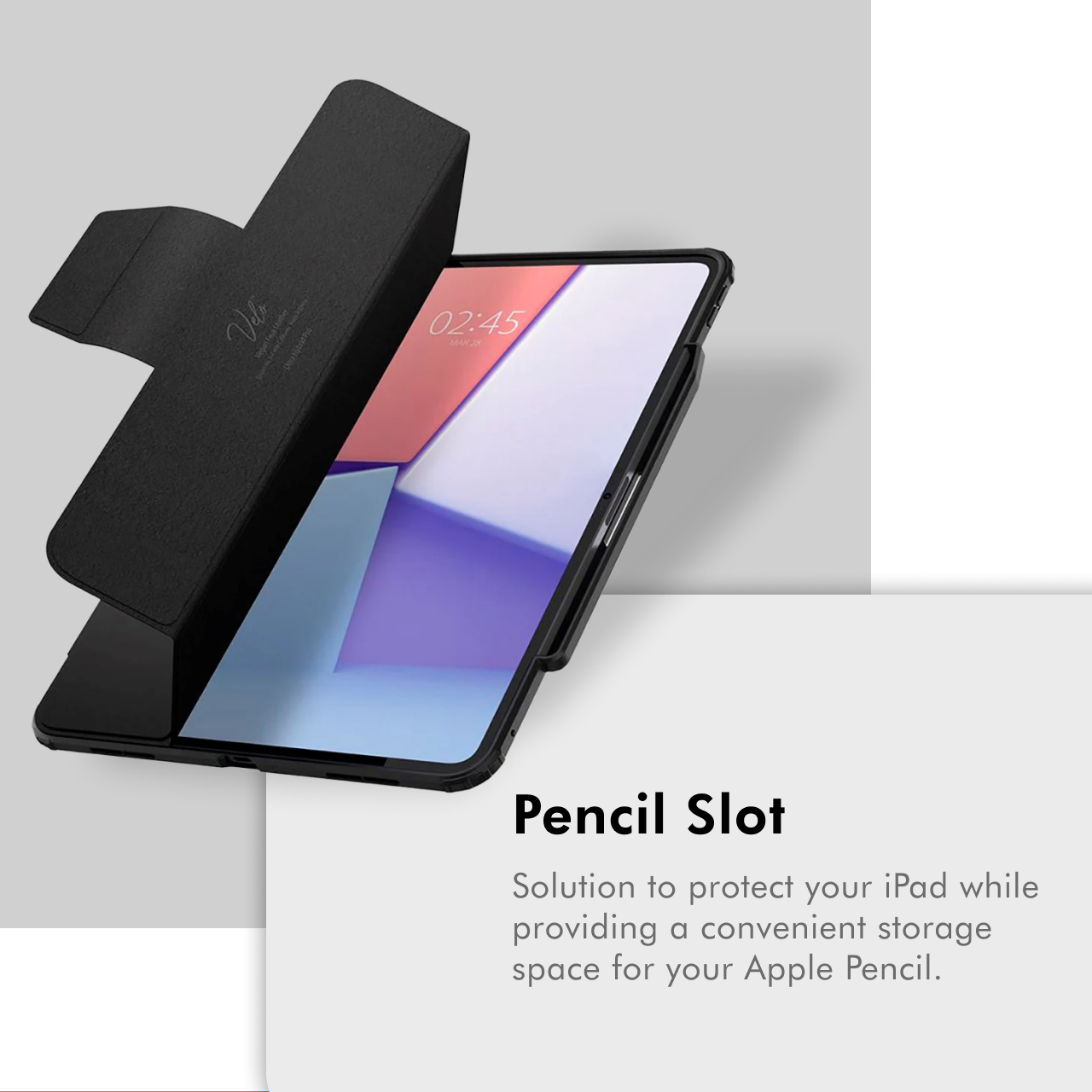 Case iPad Pro 13 M4 2024 Spigen Ultra Hybrid Pro Slim Stand Flip Cover - Gambar 4