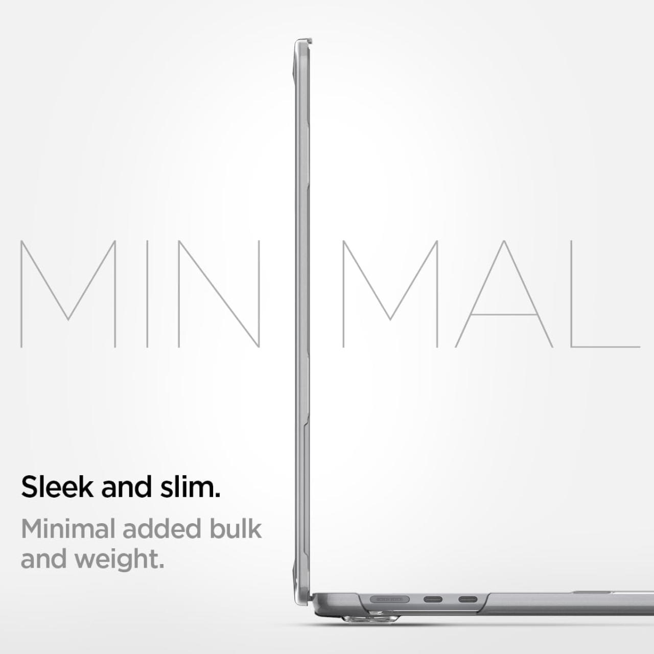 Case MacBook Air 15" 2024/2023 M3/M2 Spigen Thin Fit Slim Hard Casing - Gambar 5