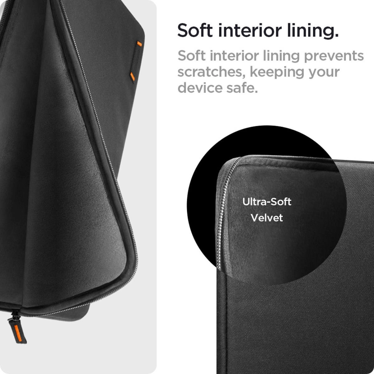 Tas Laptop 14 inch Spigen Basic Sleeve for Macbook Pro Air inch Case Waterproof Cover Notebook - Gambar 5