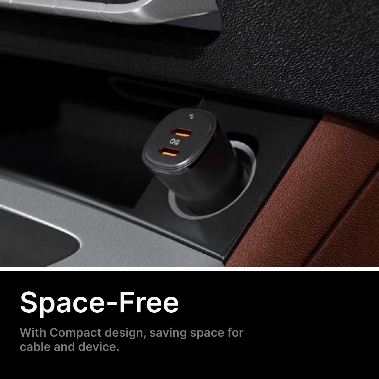 Car Charger Mobil 30W 20W 18W fast Charging Spigen ArcStation Essential 48W 50W PD Dual USB Type C - Gambar 3