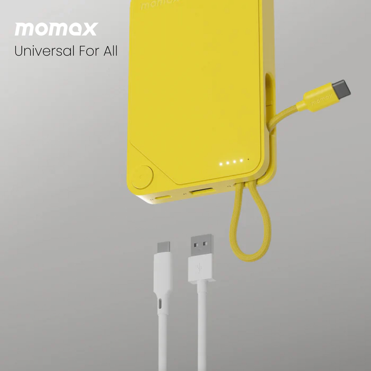 Powerbank iPhone 16 15 iPad Momax 1-Power X 3in1 10000mAh/20000mAh Build in USB C 20W Fast Charging - Gambar 2