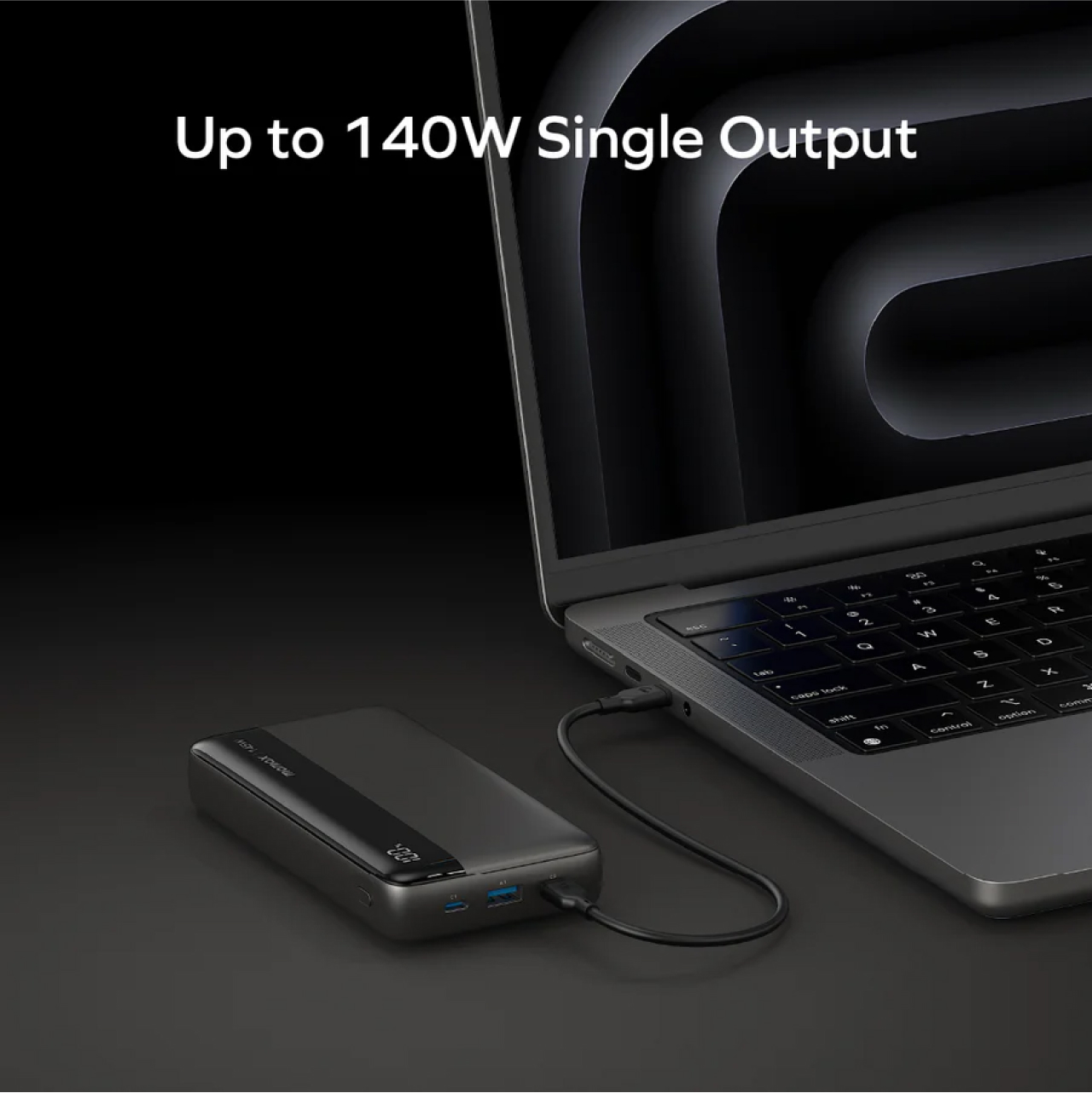 Powerbank Macbook iPhone Samsung iPad 25000mAh Momax 1-Power Ultra PD 145W Quick Fast Charging - Gambar 2