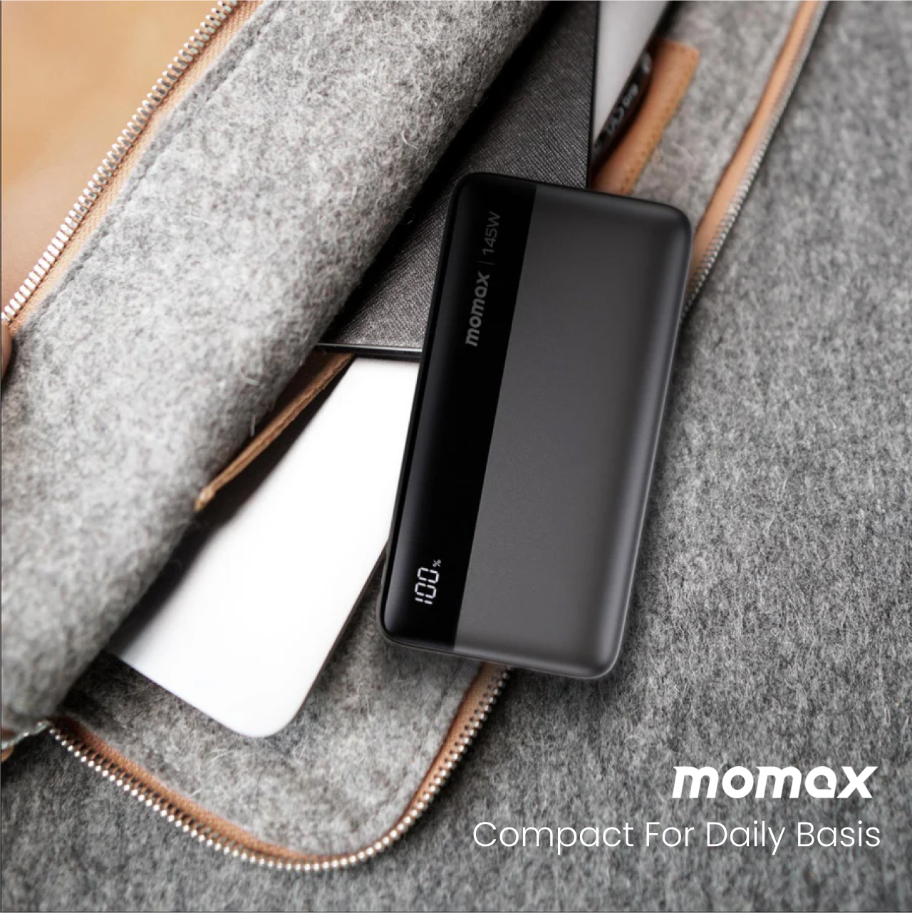 Powerbank Macbook iPhone Samsung iPad 25000mAh Momax 1-Power Ultra PD 145W Quick Fast Charging - Gambar 4