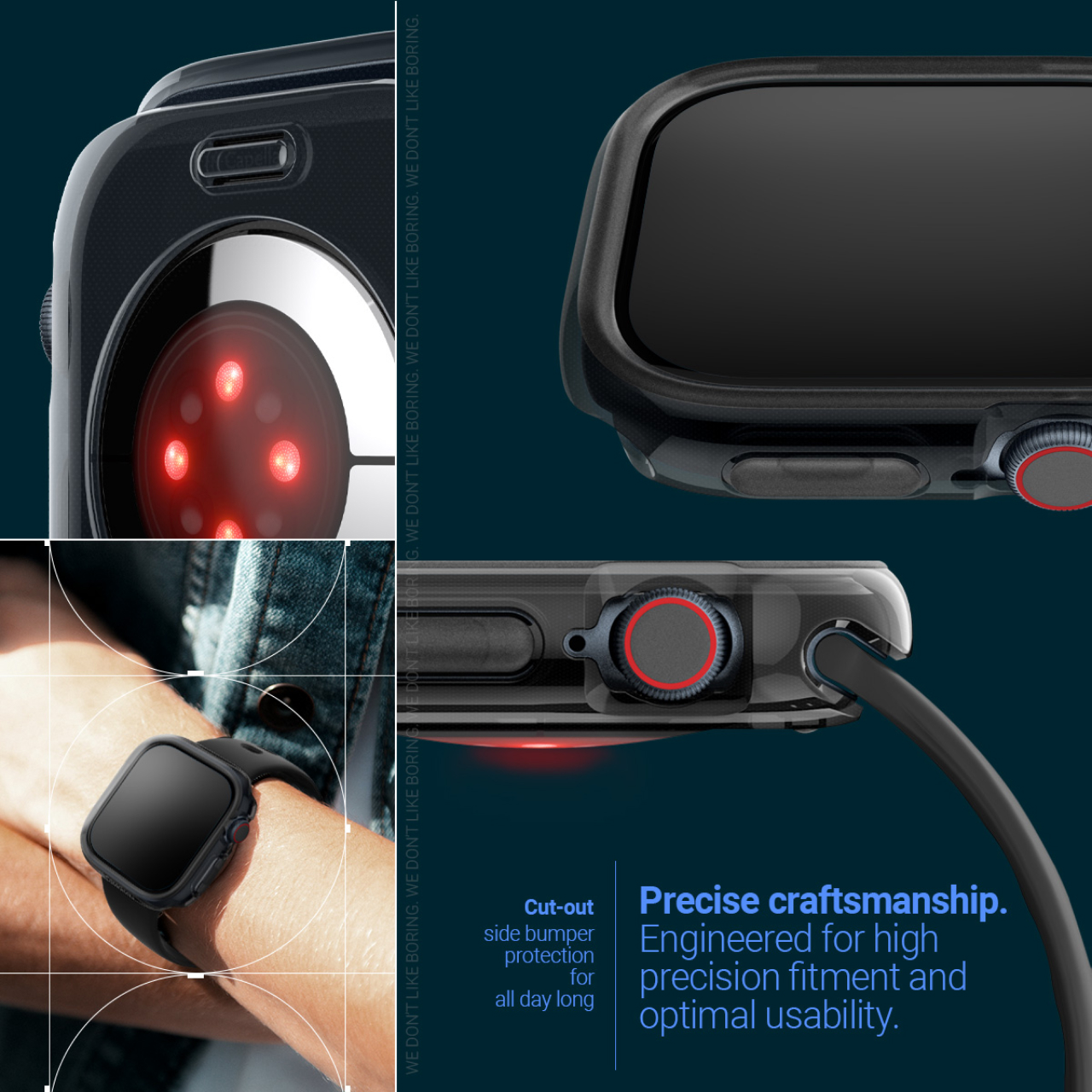 Case Apple Watch 10 46mm/42mm Caseology by Spigen Capella sSoftcase Anti Crack Gores Cover Casing - Gambar 2