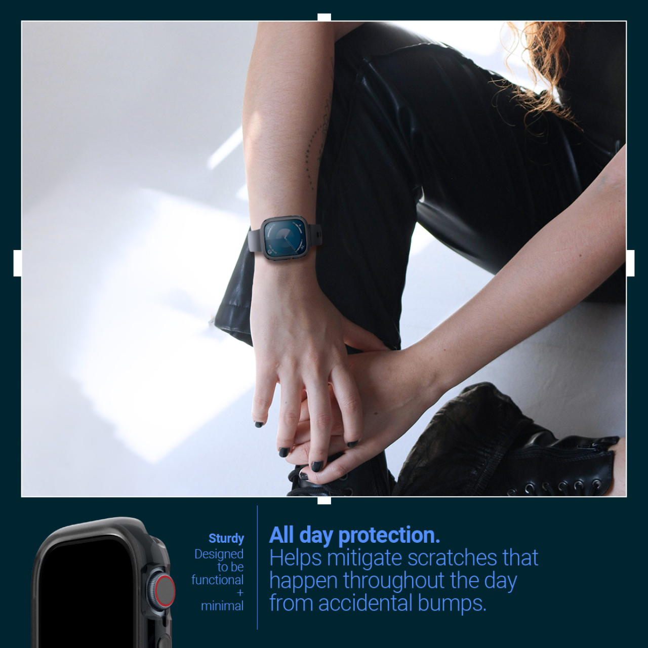 Case Apple Watch 10 46mm/42mm Caseology by Spigen Capella sSoftcase Anti Crack Gores Cover Casing - Gambar 4