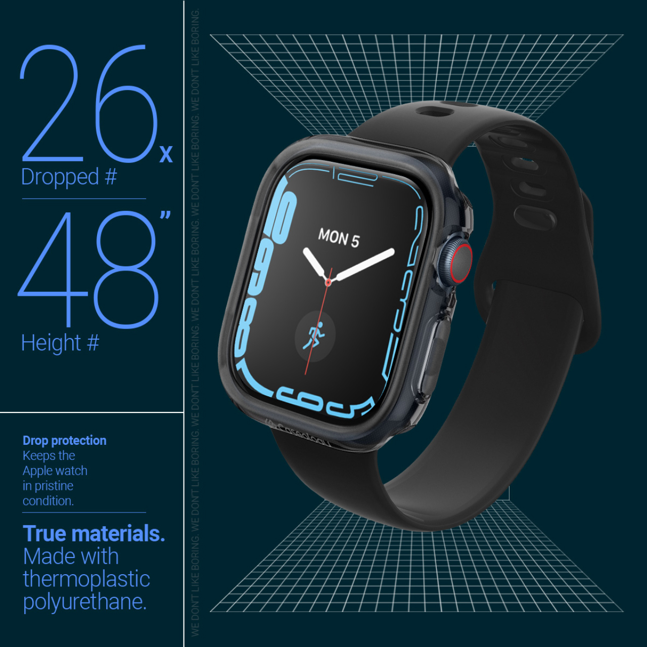 Case Apple Watch 10 46mm/42mm Caseology by Spigen Capella sSoftcase Anti Crack Gores Cover Casing - Gambar 6