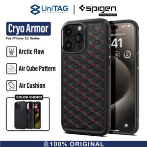 Case iPhone 15 Pro Max Plus Spigen Cryo Armor Cooling Gaming Casing