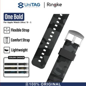 Strap Apple Watch Ultra 2 9/8 49/45/44mm Rubber One Bold Slicone Band