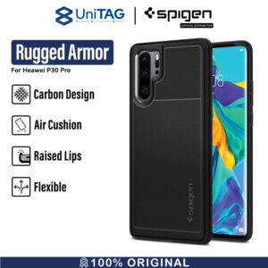 Case Huawei P30 Pro Spigen Softcase Corbon Fiber Rugged Armor Casing
