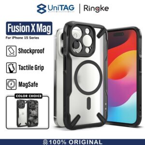 Case iPhone 15 Pro Max Plus Ringke Fusion X Anti Crack Shock Casing