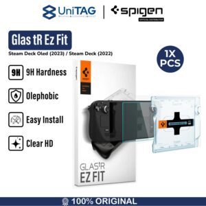 Tempered Glass Steam Deck Oled 2023/2022 Spigen Glass.tR EZ Fit Cover