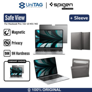 Screen Protector Macbook Air Pro 16/14/13 M3/M2 2024 Spigen Safe View