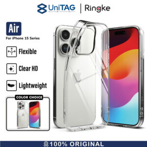Case iPhone 15 Pro Max Plus Ringke Air Slim Clear Softcase TPU Casing