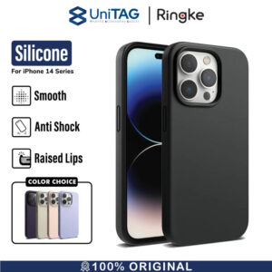 Case iPhone 14 Pro Max Plus Ringke Silicone Hybrid Slim Matte Casing