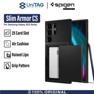 Case Samsung Galaxy S23 Ultra Plus Spigen Slim Armor CS Card Casing
