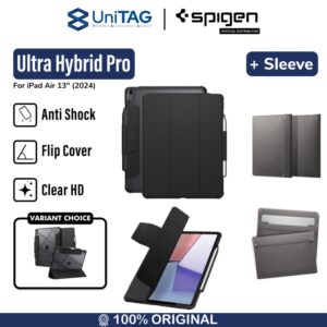Case iPad Air 13" M2 2024 Spigen Ultra Hybrid Pro Stand Flip Cover