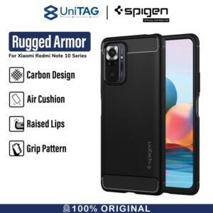 Case Xiaomi Redmi Note 10 /10s/ Pro Max Spigen Rugged Armor Carbon
