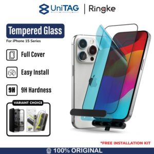 Screen Protector iPhone 15 Pro Max Plus Ringke Clear Full Cover Tray