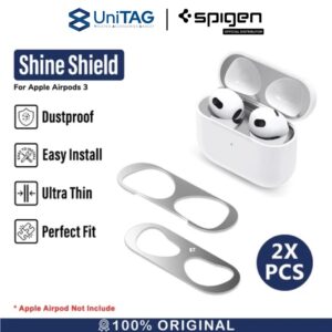 Case Dust Proof Sticker AirPods 3 Spigen Shine Shield Anti Debu Metal