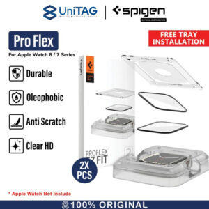 Screen Protector Apple Watch SE 2/6/5/4 44/40mm Spigen ProFlex EZ Fit
