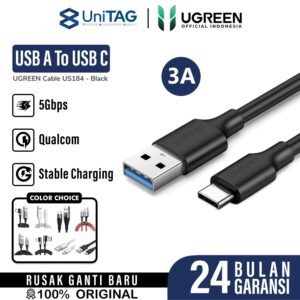Cable Data USB A 3.0 to USB C UGREEN 3A QC3.0 Fast Charging Kabel