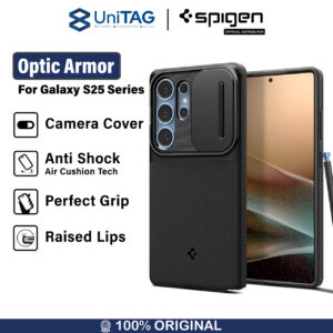 Case Samsung Galaxy S25 Ultra Plus Spigen Optik Armor Camera Lens Protector Anti Shock Crack Casing