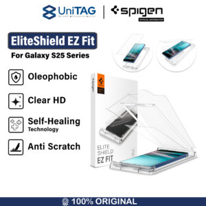 Screen Protector Samsung Galaxy S25 Ultra Plus Spigen EliteShield EZ Fit HD Anti Gores Clear Guard