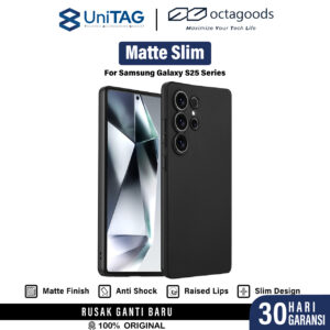 Case Samsung Galaxy S25 Ultra Plus Octagoods Matte Slim Hardcase Cover Anti Crack Cover Hard Casing