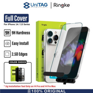 Tempered Glass iPhone 14/13 Mini Pro Max Plus Ringke Clear Full Cover