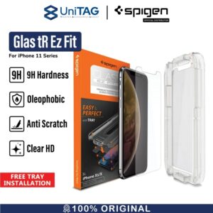 Tempered Glass iPhone 11 / Pro / Max / XS Max / XS XR X Spigen EZ Fit
