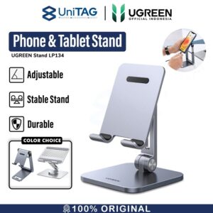 Stand Holder Handphone / Tablet iPad UGREEN Metal Dudukan Universal