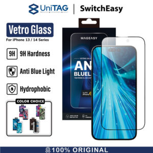 Tempered Glass iPhone 14/13 Pro Max Plus MagEasy Vetro 3D Clear Full