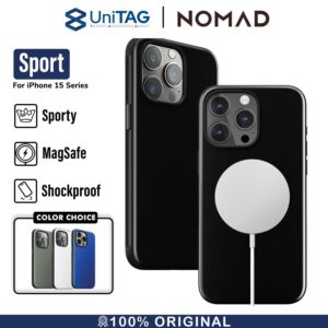 Case iPhone 15 Pro Max Plus Nomad Sport Hybrid Slim MagSafe Casing