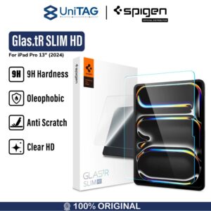 Tempered Glass iPad Pro 13 M4 2024 Spigen GlastR Slim Clear Anti Gores