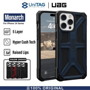 Case iPhone 14 Pro Max Plus UAG Monarch Armor Anti Drop Rugged Casing