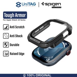 Case Apple Watch Series 10 46mm/42mm Spigen Tough Armor Anti Shock Scratch Shockproof iWatch Casing